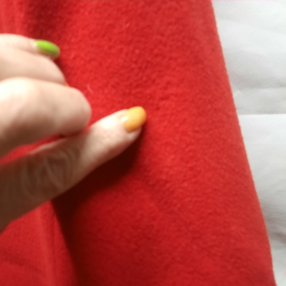 Lauren Ralph Lauren Red Single-Breasted Wool Cashmere Blend Waist Coat 10 - Picture 9 of 9